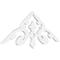 Ekena Millwork Pitch Whitman Architectural Grade PVC Gable Pediment, 36"W x 13 1/2"H x 1"P (9/12) GPP036X014X100WHI - alternate 1